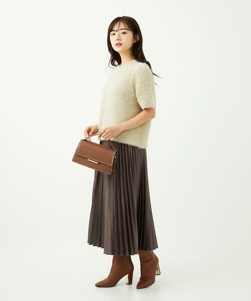 Maison de CINQ / メゾン ドゥ サンク ニット・セーター | 【小さいサイズ】半袖シャギーニット/洗える | 詳細21