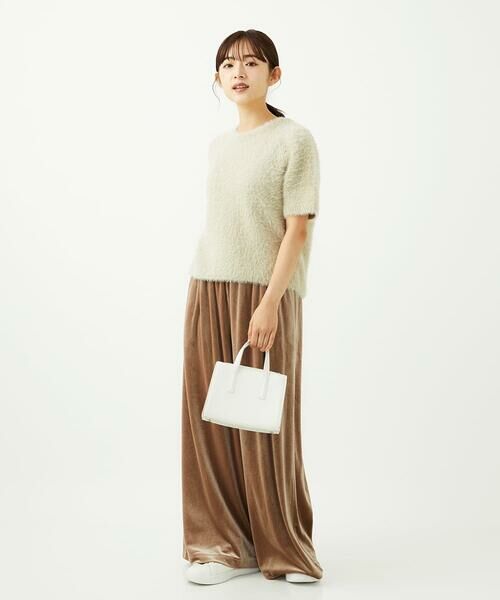 Maison de CINQ / メゾン ドゥ サンク ニット・セーター | 【小さいサイズ】半袖シャギーニット/洗える | 詳細23