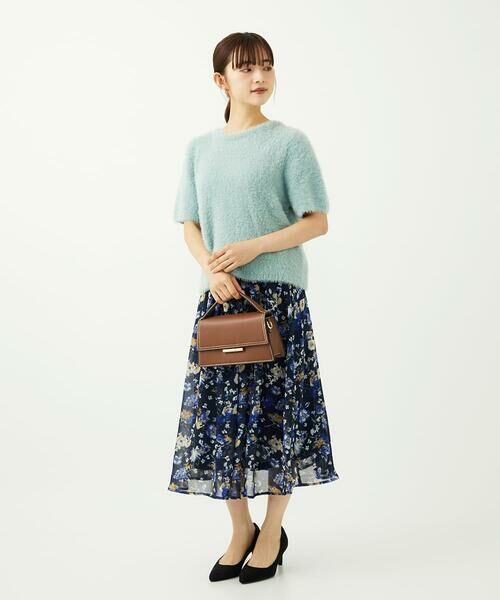 Maison de CINQ / メゾン ドゥ サンク ロング・マキシ丈スカート | 【小さいサイズ】クラシックフラワープリント シフォンスカート/丈の長さが選べる/洗濯機で洗える/セットアップ対応 | 詳細29