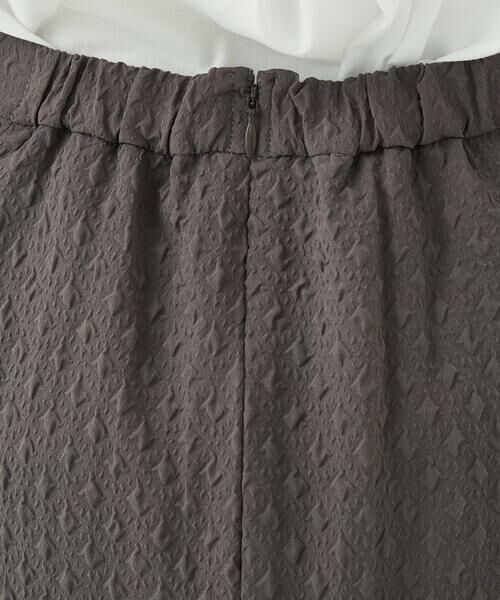 Maison de CINQ / メゾン ドゥ サンク ロング・マキシ丈スカート | 【小さいサイズ】エンボス加工ナロースカート/洗える | 詳細5