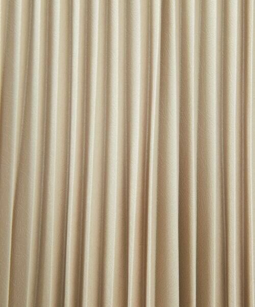 Maison de CINQ / メゾン ドゥ サンク ロング・マキシ丈スカート | 【小さいサイズ】レザー調ランダムプリーツスカート/洗える | 詳細9