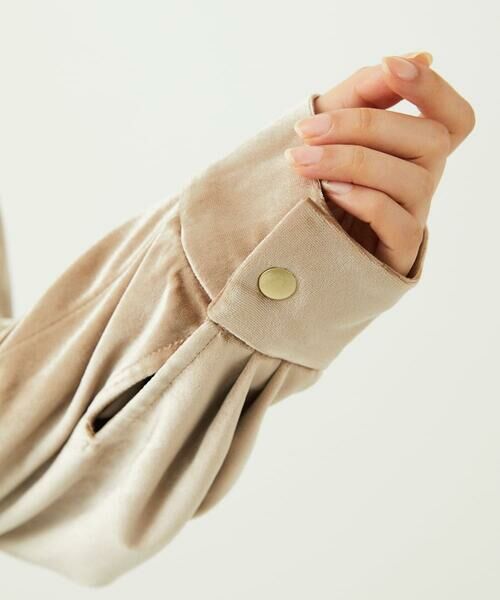 Maison de CINQ / メゾン ドゥ サンク その他アウター | 【小さいサイズ】スノーベロア クロップドブルゾン/洗える | 詳細11