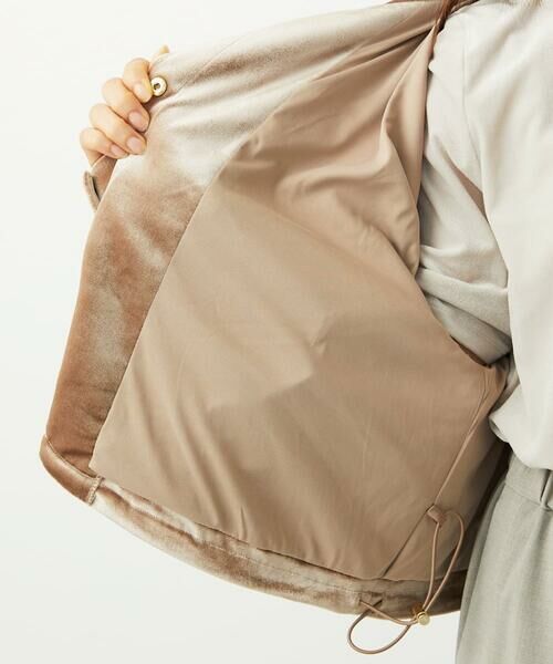 Maison de CINQ / メゾン ドゥ サンク その他アウター | 【小さいサイズ】スノーベロア クロップドブルゾン/洗える | 詳細13