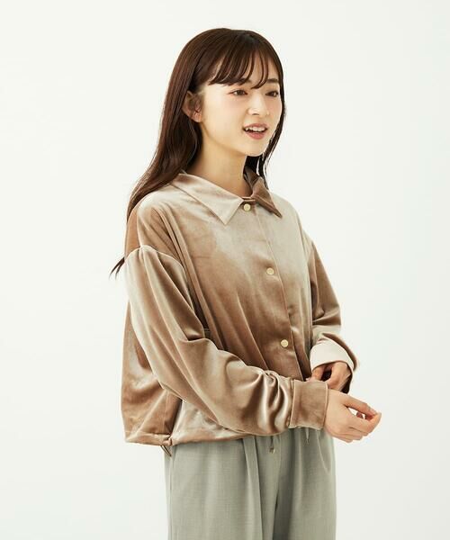 Maison de CINQ / メゾン ドゥ サンク その他アウター | 【小さいサイズ】スノーベロア クロップドブルゾン/洗える | 詳細4