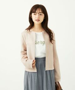 Maison de CINQ / メゾン ドゥ サンク その他アウター | 【小さいサイズ】フェイクスウェードショートブルゾン/洗える