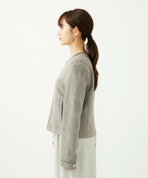 Maison de CINQ / メゾン ドゥ サンク その他アウター | 【小さいサイズ】フェイクスウェードショートブルゾン/洗える | 詳細12