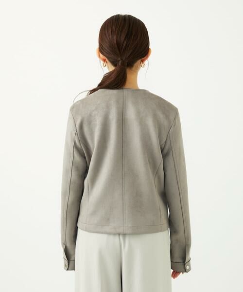 Maison de CINQ / メゾン ドゥ サンク その他アウター | 【小さいサイズ】フェイクスウェードショートブルゾン/洗える | 詳細13