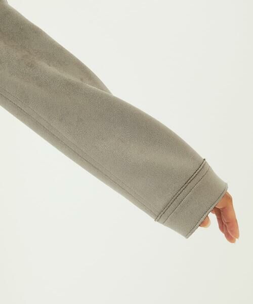 Maison de CINQ / メゾン ドゥ サンク その他アウター | 【小さいサイズ】フェイクスウェードショートブルゾン/洗える | 詳細15