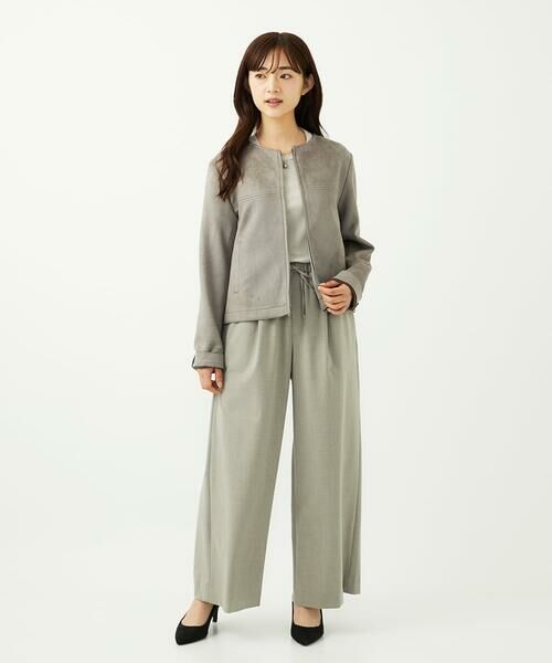 Maison de CINQ / メゾン ドゥ サンク その他アウター | 【小さいサイズ】フェイクスウェードショートブルゾン/洗える | 詳細20