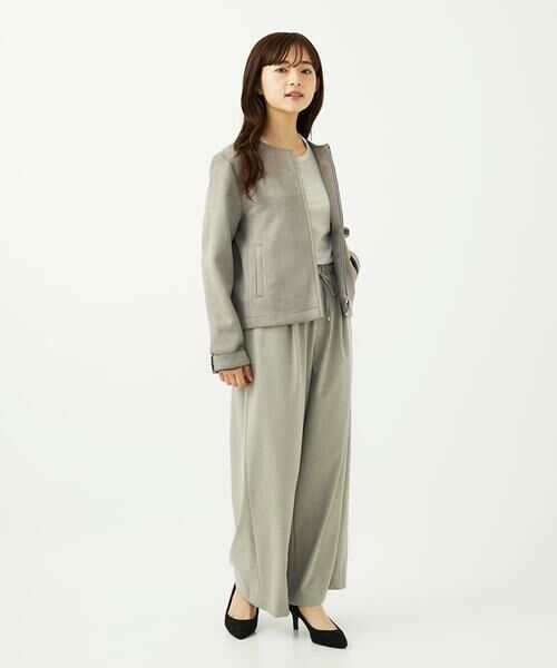 Maison de CINQ / メゾン ドゥ サンク その他アウター | 【小さいサイズ】フェイクスウェードショートブルゾン/洗える | 詳細21