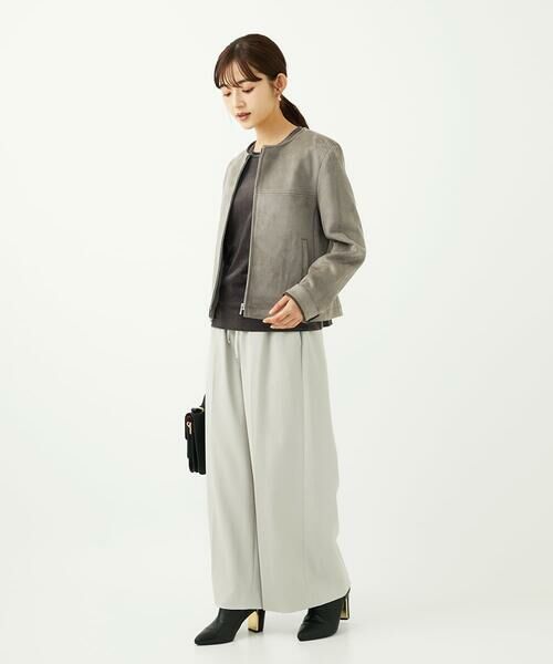 Maison de CINQ / メゾン ドゥ サンク その他アウター | 【小さいサイズ】フェイクスウェードショートブルゾン/洗える | 詳細24