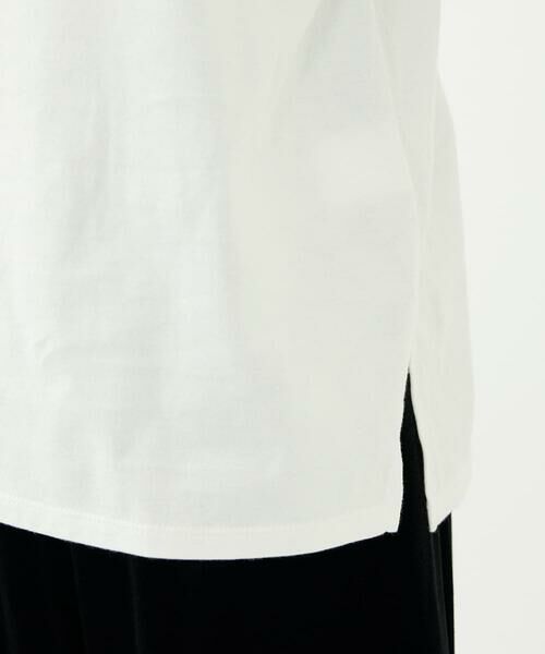 Maison de CINQ / メゾン ドゥ サンク カットソー | 【小さいサイズ】刺繍ロゴデザイン コットンロンT/洗える | 詳細16