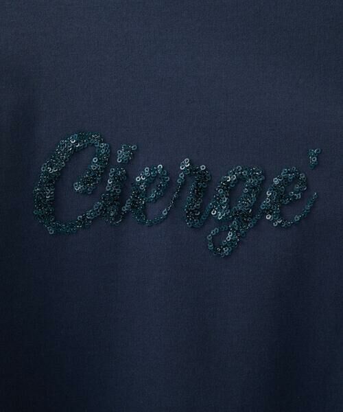 Maison de CINQ / メゾン ドゥ サンク カットソー | 【小さいサイズ】刺繍ロゴデザイン コットンロンT/洗える | 詳細20