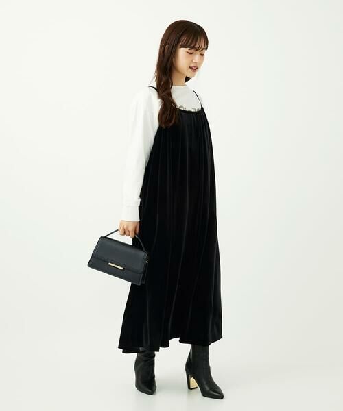 Maison de CINQ / メゾン ドゥ サンク カットソー | 【小さいサイズ】刺繍ロゴデザイン コットンロンT/洗える | 詳細28