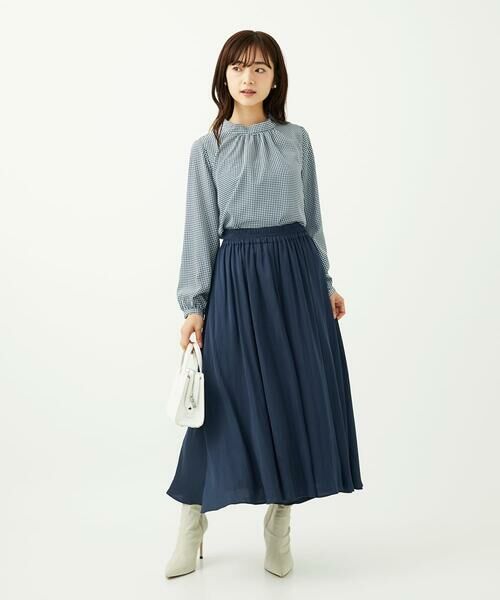 Maison de CINQ / メゾン ドゥ サンク その他パンツ | 【小さいサイズ】起毛サテンガウチョパンツ/洗濯機で洗える | 詳細13