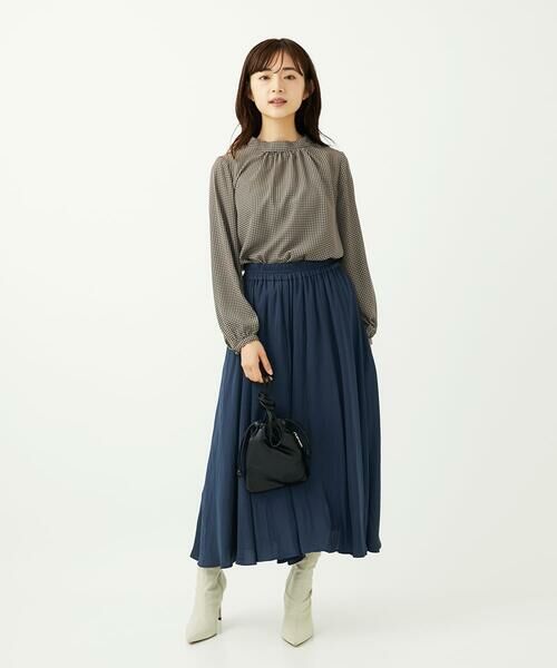 Maison de CINQ / メゾン ドゥ サンク その他パンツ | 【小さいサイズ】起毛サテンガウチョパンツ/洗濯機で洗える | 詳細14