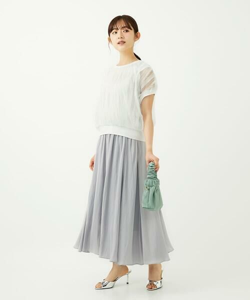 Maison de CINQ / メゾン ドゥ サンク その他パンツ | 【小さいサイズ】起毛サテンガウチョパンツ/洗濯機で洗える | 詳細2