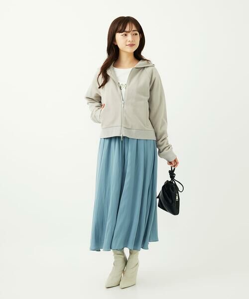 Maison de CINQ / メゾン ドゥ サンク その他パンツ | 【小さいサイズ】起毛サテンガウチョパンツ/洗濯機で洗える | 詳細28