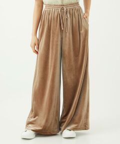 Maison de CINQ / メゾン ドゥ サンク その他パンツ | 【小さいサイズ】スノーベロア ワイドパンツ/洗える