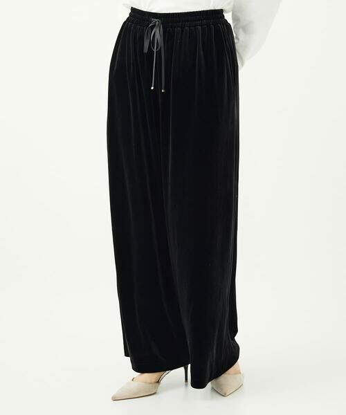 Maison de CINQ / メゾン ドゥ サンク その他パンツ | 【小さいサイズ】スノーベロア ワイドパンツ/洗える | 詳細1