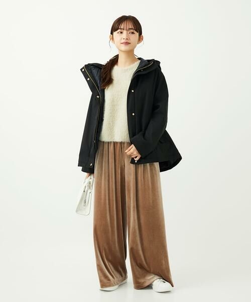 Maison de CINQ / メゾン ドゥ サンク その他パンツ | 【小さいサイズ】スノーベロア ワイドパンツ/洗える | 詳細18