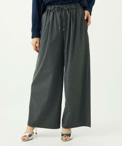 Maison de CINQ / メゾン ドゥ サンク その他パンツ | 【小さいサイズ】ストレートワイドパンツ(ストライプ・無地)/洗える