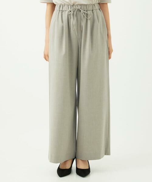 Maison de CINQ / メゾン ドゥ サンク その他パンツ | 【小さいサイズ】ストレートワイドパンツ(ストライプ・無地)/洗える | 詳細5