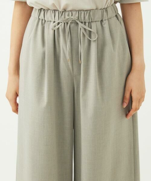 Maison de CINQ / メゾン ドゥ サンク その他パンツ | 【小さいサイズ】ストレートワイドパンツ(ストライプ・無地)/洗える | 詳細9