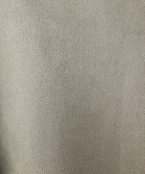 Maison de CINQ / メゾン ドゥ サンク ノーカラージャケット | 【小さいサイズ】フェイクスウェードノーカラーコート/洗える | 詳細13