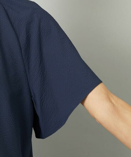 Maison de CINQ / メゾン ドゥ サンク シャツ・ブラウス | [小さいサイズ][セットアップ対応]ギャザーブラウス　サッカー無地 | 詳細10