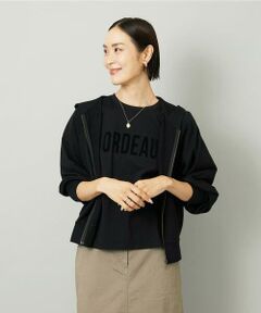 Maison de CINQ / メゾン ドゥ サンク パーカー | [小さいサイズ]シアー裏毛アクセントラメパーカー