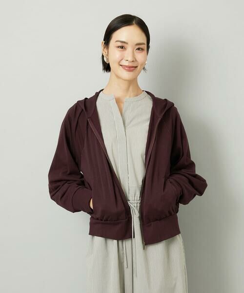 Maison de CINQ / メゾン ドゥ サンク パーカー | [小さいサイズ]シアー裏毛アクセントラメパーカー | 詳細12