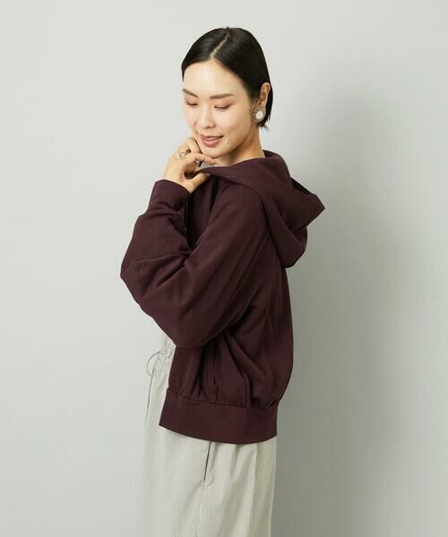 Maison de CINQ / メゾン ドゥ サンク パーカー | [小さいサイズ]シアー裏毛アクセントラメパーカー | 詳細13