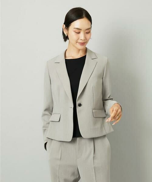 Maison de CINQ / メゾン ドゥ サンク テーラードジャケット | [小さいサイズ][セットアップ対応]テーラードジャケット（グレー）