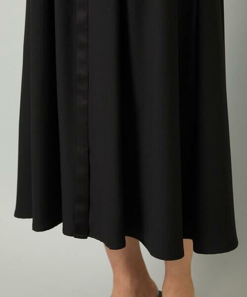 Maison de CINQ / メゾン ドゥ サンク ロング・マキシ丈ワンピース | [小さいサイズ]ノーカラーフレアーワンピース | 詳細10