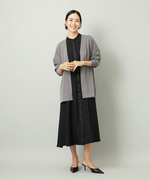 Maison de CINQ / メゾン ドゥ サンク ロング・マキシ丈ワンピース | [小さいサイズ]ノーカラーフレアーワンピース | 詳細23