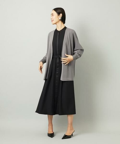 Maison de CINQ / メゾン ドゥ サンク ロング・マキシ丈ワンピース | [小さいサイズ]ノーカラーフレアーワンピース | 詳細25