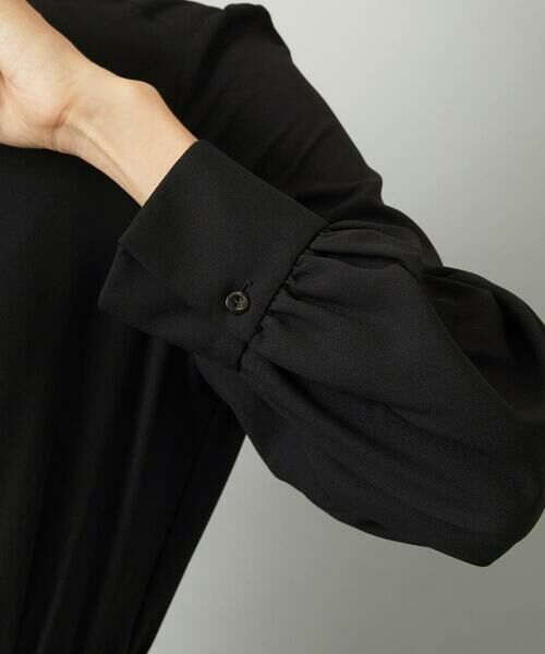 Maison de CINQ / メゾン ドゥ サンク ロング・マキシ丈ワンピース | [小さいサイズ]ノーカラーフレアーワンピース | 詳細9