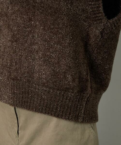 Maison de CINQ / メゾン ドゥ サンク ベスト | [小さいサイズ]フェザータッチVネックベスト | 詳細14