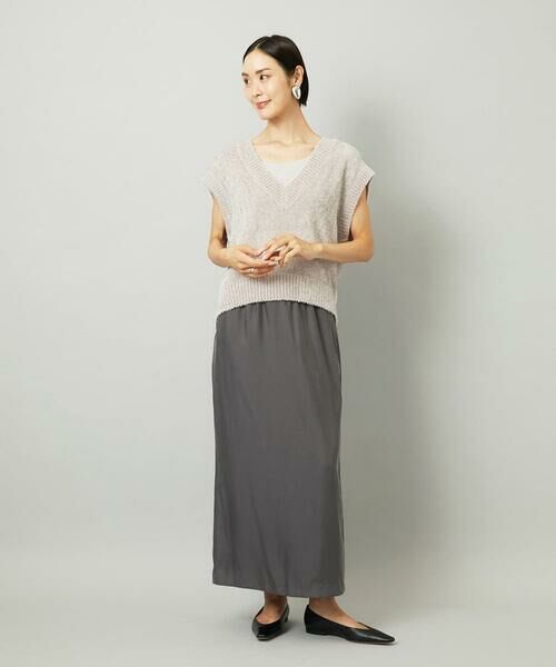 Maison de CINQ / メゾン ドゥ サンク ベスト | [小さいサイズ]フェザータッチVネックベスト | 詳細19