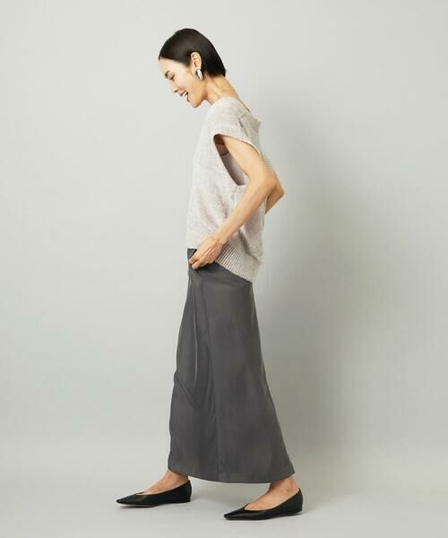 Maison de CINQ / メゾン ドゥ サンク ベスト | [小さいサイズ]フェザータッチVネックベスト | 詳細20