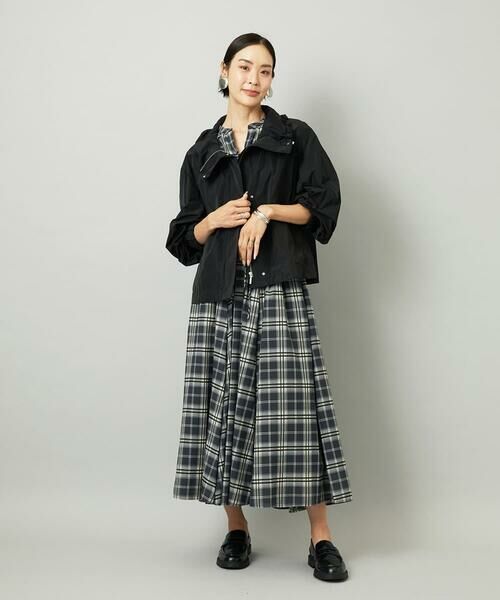 Maison de CINQ / メゾン ドゥ サンク ロング・マキシ丈スカート | [小さいサイズ][セットアップ対応]ギャザースカート　シアーチェック柄 | 詳細24