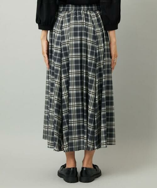 Maison de CINQ / メゾン ドゥ サンク ロング・マキシ丈スカート | [小さいサイズ][セットアップ対応]ギャザースカート　シアーチェック柄 | 詳細5
