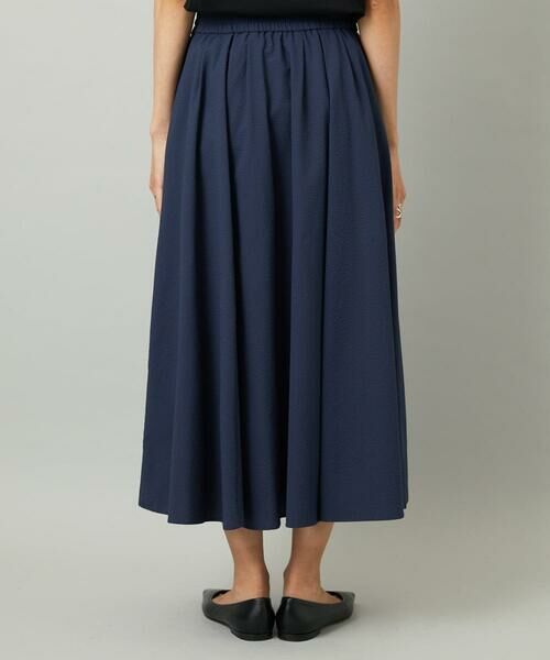 Maison de CINQ / メゾン ドゥ サンク ロング・マキシ丈スカート | [小さいサイズ][セットアップ対応]ギャザースカート　サッカー無地 | 詳細5
