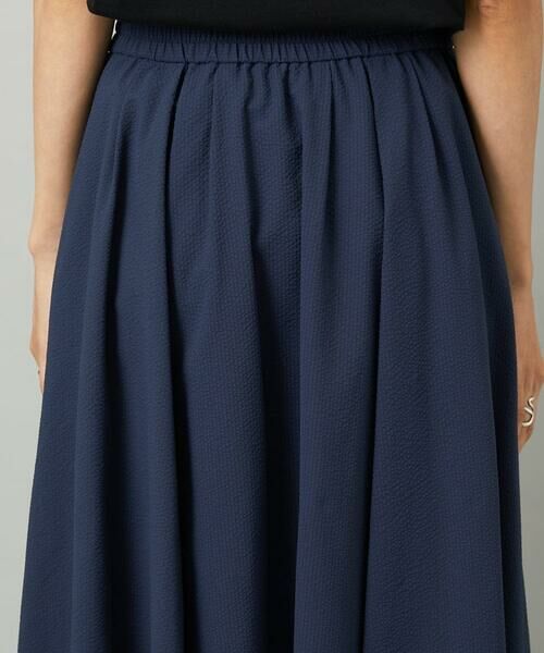 Maison de CINQ / メゾン ドゥ サンク ロング・マキシ丈スカート | [小さいサイズ][セットアップ対応]ギャザースカート　サッカー無地 | 詳細6