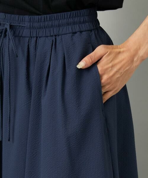 Maison de CINQ / メゾン ドゥ サンク ロング・マキシ丈スカート | [小さいサイズ][セットアップ対応]ギャザースカート　サッカー無地 | 詳細7