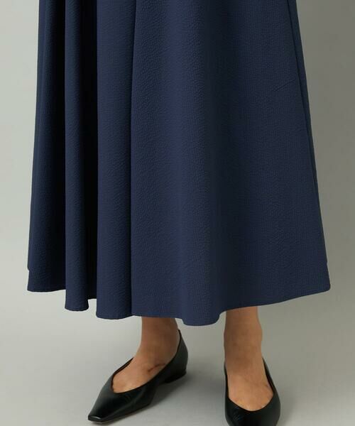 Maison de CINQ / メゾン ドゥ サンク ロング・マキシ丈スカート | [小さいサイズ][セットアップ対応]ギャザースカート　サッカー無地 | 詳細8