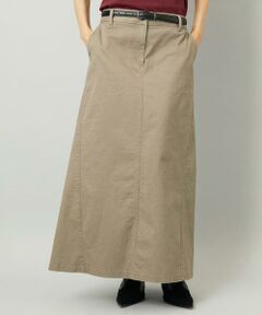 Maison de CINQ / メゾン ドゥ サンク ロング・マキシ丈スカート | [小さいサイズ][セットアップ対応]チノAラインスカート