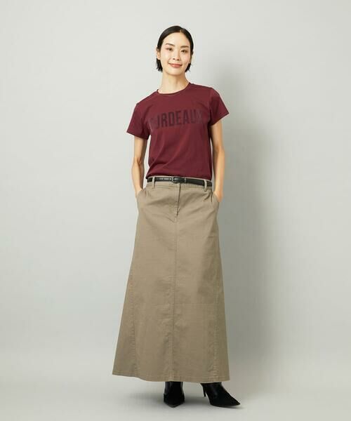 Maison de CINQ / メゾン ドゥ サンク ロング・マキシ丈スカート | [小さいサイズ][セットアップ対応]チノAラインスカート | 詳細11