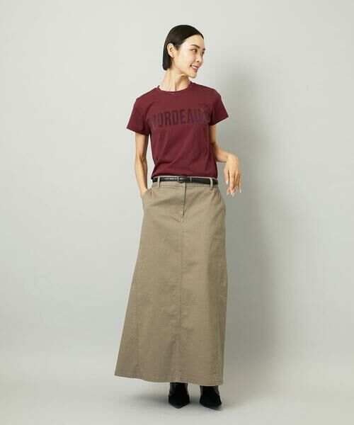 Maison de CINQ / メゾン ドゥ サンク ロング・マキシ丈スカート | [小さいサイズ][セットアップ対応]チノAラインスカート | 詳細12